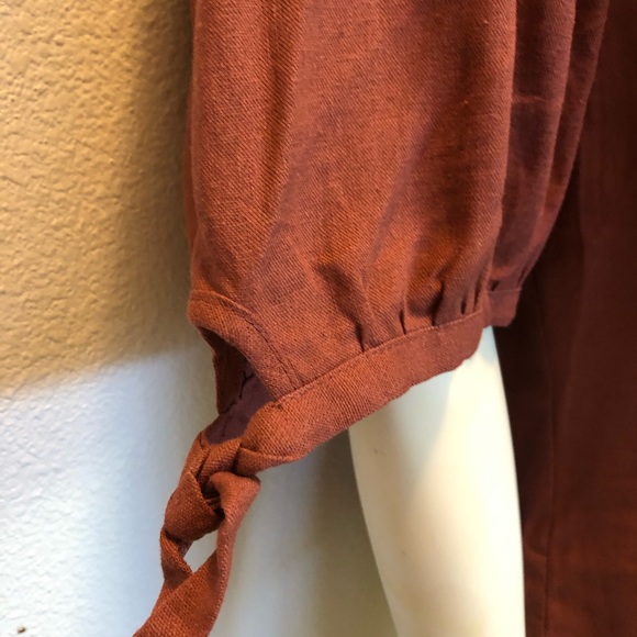 Express Linen Blend Off The Shoulder Top Size XL - Picture 7 of 11